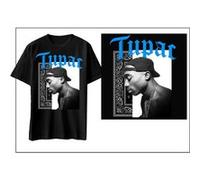 T-shirt tupac only god can judge me unisexe noir taille xl Noir G