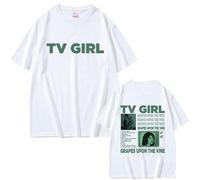 T-Shirt TV Girl - Grapes Upon The Vine, Lovers Rock French Exit, Indie Pop Esthétique Vintage, Coupe Unisexe-White||x_l