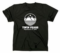 T-shirt Twin Peaks Fan - Welcome - Noir - Large