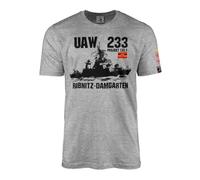 T-shirt UAW 233 Projet 133.1 Ribnitz-Damgarten 1er Flottille Obermaat #46523, gris, M