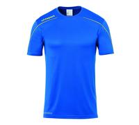 uhlsport Stream 22 Kurzarm Maillot Homme, Bleu Azur/Jaune, XXXL