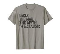 T-shirt « Uncle The Man The Myth The Bad Influence » - Fête des Pères T-Shirt