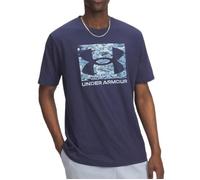 T-shirt - UNDER ARMOUR - Camo Boxed - Bleu marine - Col rond - 60% coton/40% polyester L