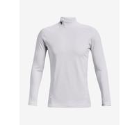 T-shirt Under Armour ColdGear Fitted manches longues blanc polaire - S
