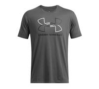 T-Shirt - Under Armour - Foundation - Homme - Gris (Castlerock/Blanc) - 60% coton/40% polyester - Coupe loose M