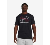 T-shirt Under Armour Foundation Update manche courte noir blanc rouge - L