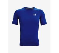 T-shirt Under Armour HeatGear Compression manche courte bleu marine blanc - XS