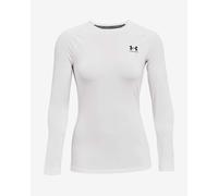 Under Armour Women's HeatGear Compression Long-Sleeve T-Shirt , White (100)/White , Small