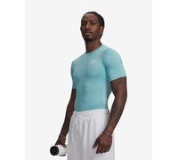 T-shirt Under Armour HeatGear Compression manches courtes bleu pastel - L