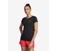 T-shirt Under Armour HeatGear manches courtes noir éclipse femme - M