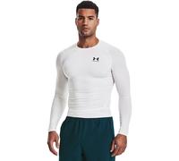 Under Armour - Haut à manches longues Heatgear Comp Homme - Blanc/Noir - Taille S