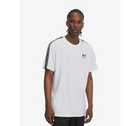 T-shirt Under Armour Icon Heavyweight Taping manche courte blanc noir - S
