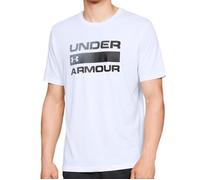 T-shirt - Under Armour - Issue Wordmark - Manches courtes - Blanc - Fitness XXL