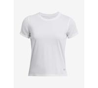 T-shirt Under Armour Streaker à manches courtes blanc pur pour femme - XS