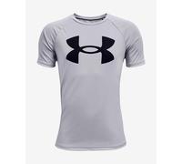 T-shirt Under Armour Tech Big Logo manche courte gris noir garçon - M