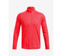 T-shirt Under Armour Tech Textured Half Zip manche longue rose brillant - L
