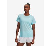 T-shirt Under Armour Tech Twist manches courtes bleu ciel femme - L