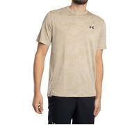 T-Shirt - Under Armour - Tech Vent Jacquard - Beige - Manches courtes - Coupe loose L