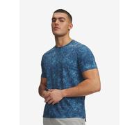 T-shirt Under Armour Velociti Pro Print manches courtes bleu capri - M