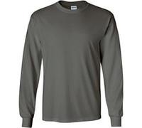 T-shirt uni à manches longues Gildan, 100% coton, pour homme (S-2XL) (BC477)