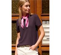 T-shirt uni avec fronces