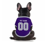 T-Shirt uni pour Chiens de Petite, Moyenne et Grande Taille. Maillot de Football personnalisé avec nom, numéro, Logo, Maillots de Sport personnalisés pour Animaux de Compagnie, vêtements A27