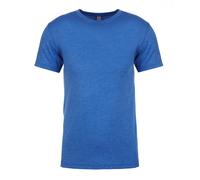 T-Shirt Uni Vert Rouge Bleu Gris Noir Tri-Blend Next Level À Col Rond