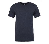 T-Shirt Uni Vert Rouge Bleu Gris Noir Tri-Blend Next Level À Col Rond