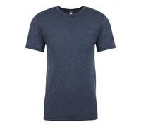 T-Shirt Uni Vert Rouge Bleu Gris Noir Tri-Blend Next Level À Col Rond