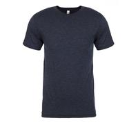 T-Shirt Uni Vert Rouge Bleu Gris Noir Tri-Blend Next Level À Col Rond
