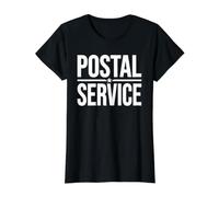 T-Shirt Uniforme de Postal de Facteur T-Shirt Graphique avec Valeur, Femme, Noir, L