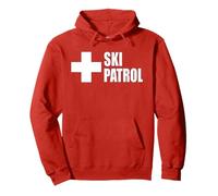 T-Shirt Uniforme de Sauvetage de Ski Patrouille Montagne Sweat à Capuche