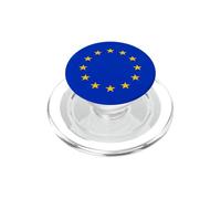 T-Shirt Union Européenne Drapeau UE Bleu Jaune Etoiles PopSockets PopGrip pour MagSafe