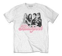 T-Shirt Unisex Blackpink Photo Blanc
