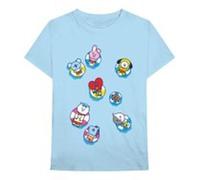 T-Shirt Unisex BTS BT21 Bon Voyage Bleu