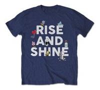 T-shirt Unisex Rise and Shine Taille XL Bleu marine