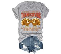 T-shirt unisexe avec inscription « Im Really Into The Thanksgiving Spirit », gris, XXL