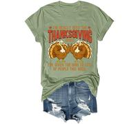 T-shirt unisexe avec inscription « Im Really Into The Thanksgiving Spirit », Vert, S