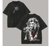 T-shirt unisexe grande taille pour couples, motif anime Les Sept Péchés Capitaux, vêtement doux et confortable pour toutes les saisons, idéal pour les fans d'anime. 3