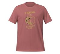 T-shirt unisexe pour adulte « Fishing is My Retirement Plan Fishing », mauve, XXL