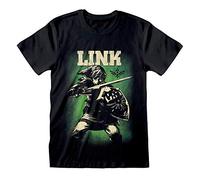 T-shirt unisexe sous licence officielle Nintendo - Legend of Zelda Hero of Hyrule - Noir