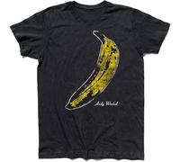 T-Shirt Uomo Andy Warhol Banana The Velvet Under Ground & Nico Rock e Pop Art Manches Courtes(X-Large)