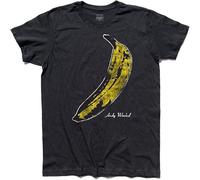 T-Shirt Uomo Andy Warhol Banana The Velvet Under Ground & Nico Rock E Pop Art Manches Courtes(X-Large)