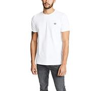 Fred Perry T-shirt Ringer manches courtes Homme blanc Taille S