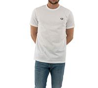 Fred Perry T-shirt Ringer Homme manches courtes blanc Taille L