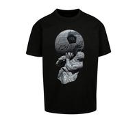 MT Upscale T-Shirt 'Play God' gris / noir / blanc, Taille M