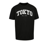 Mister Tee Tokyo College Oversize Short Sleeve T-shirt Noir M Homme