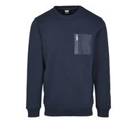 T-shirt Urban Classic military crew Bleu S
