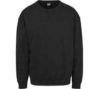 Urban Classics Pull oversize col ras-du-cou bords ouverts Noir S