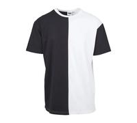 Urban Classics T-shirt Thé Harlequin surdimensionné Noir/Blanc L Homme